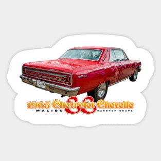 1965 Chevrolet Chevelle Malibu SS Hardtop Coupe Sticker